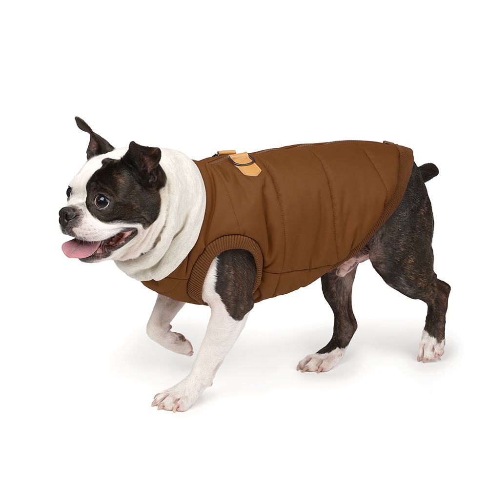 WARM-UP HARNESS JACKET / BROWN