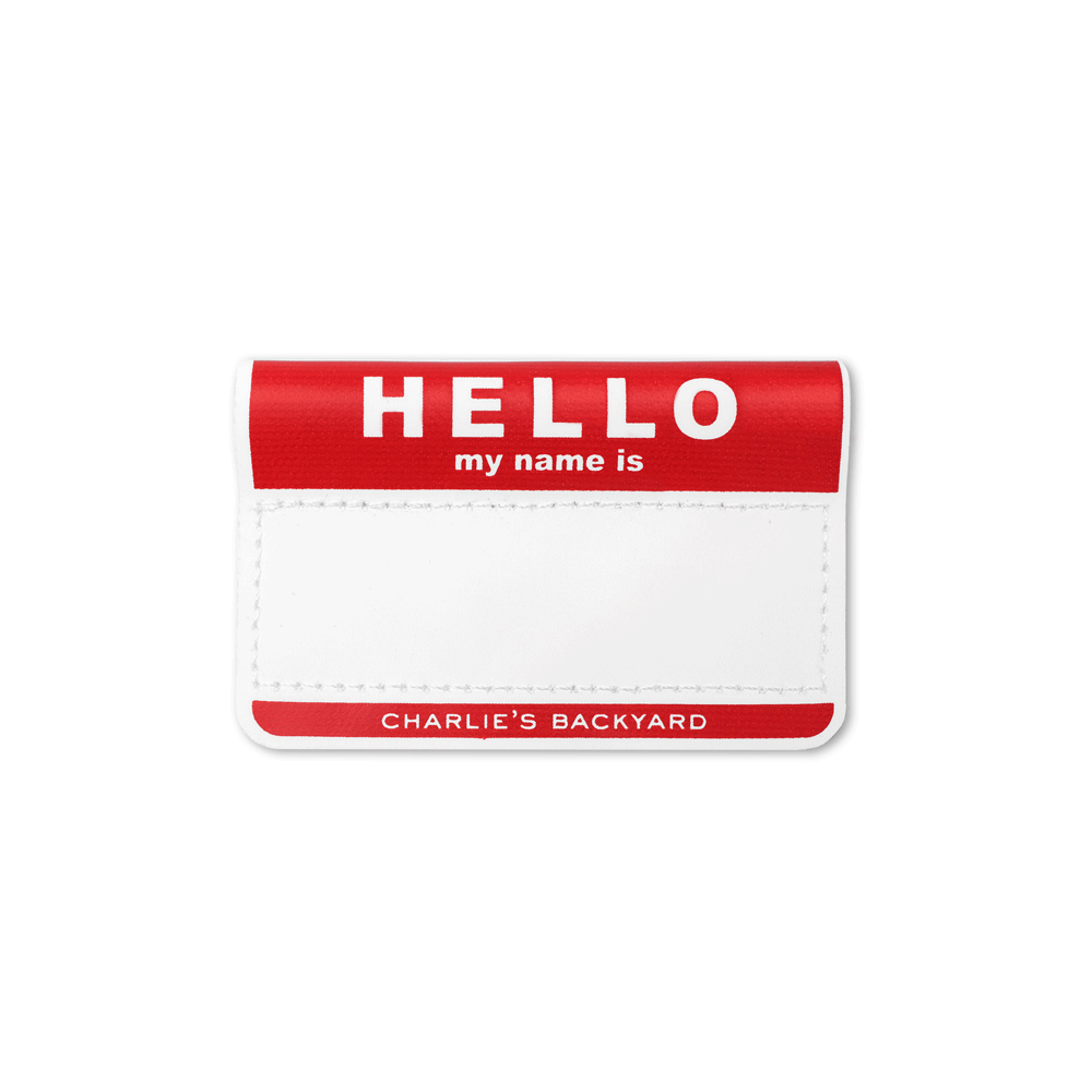 HELLO NAME TAG / RED